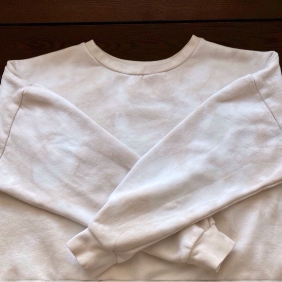 Rylee + Cru Women's Neutral Tie-Dye Sweatshirt | Size L - Picture 7 of 12